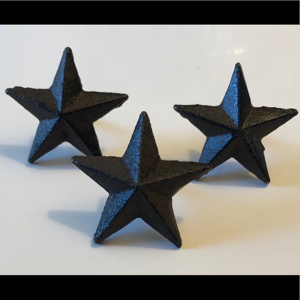 SOLD- Cast-Iron Decorative Nails (Set of 3) - New